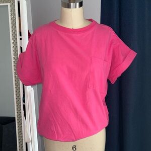Vintage Dolman Sleeve Woven Tee